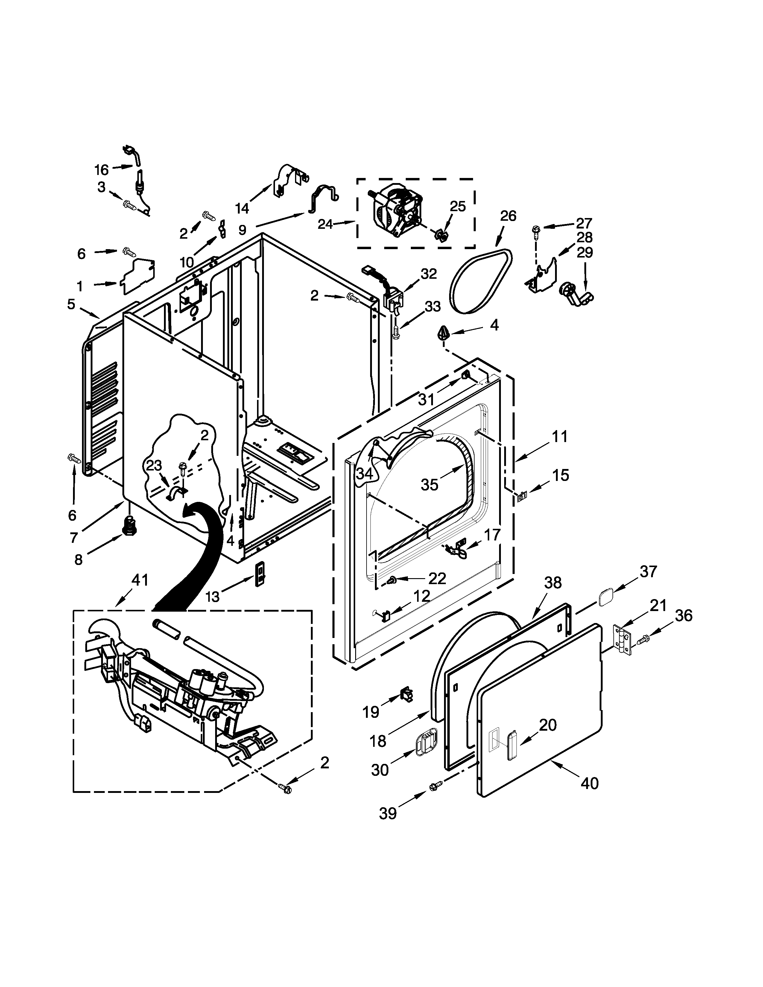 Cabinet parts