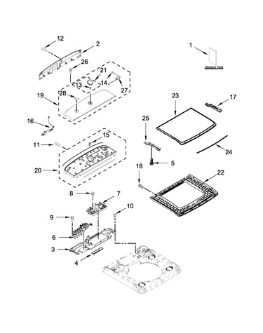 Console and lid parts