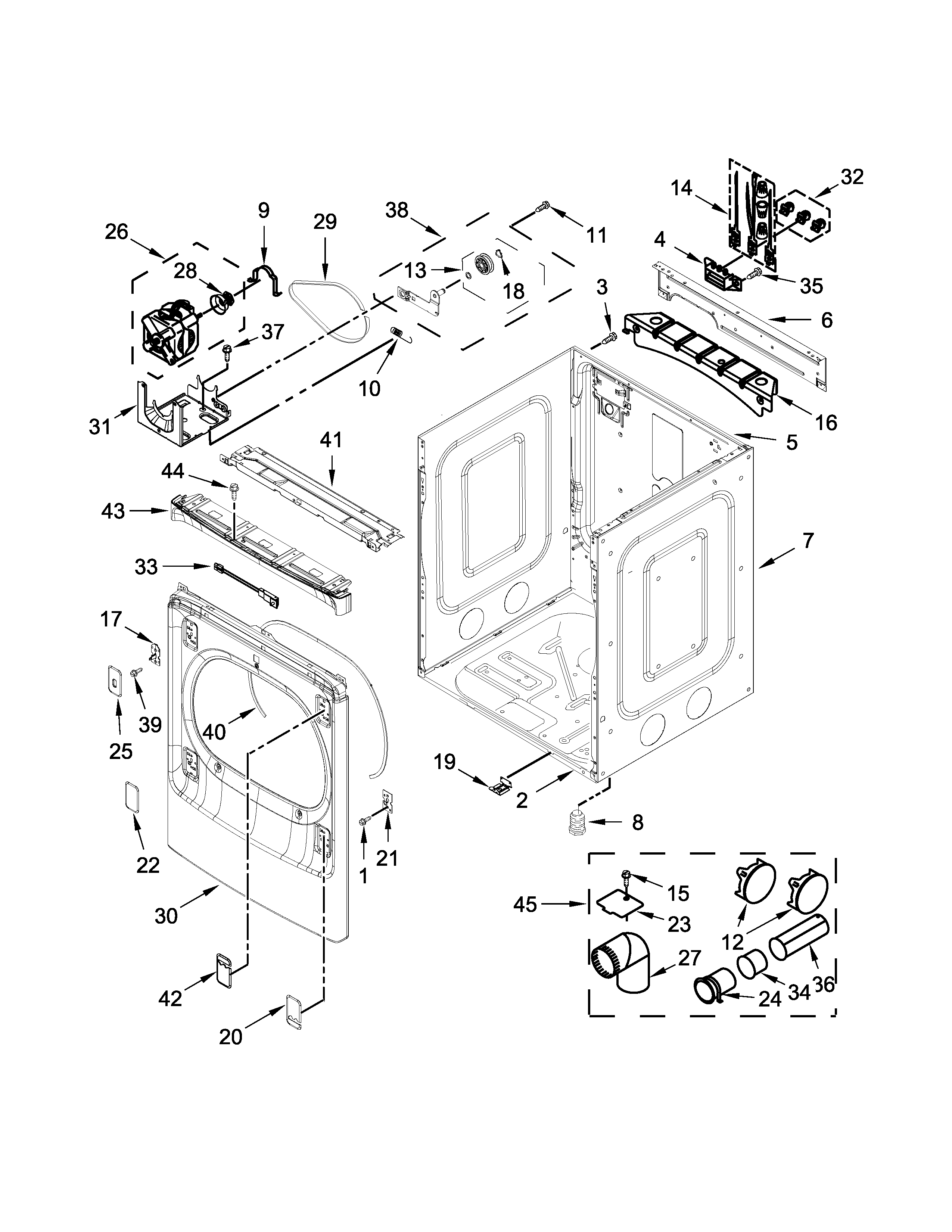 CABINET PARTS