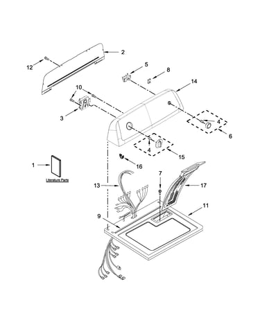Top and console parts