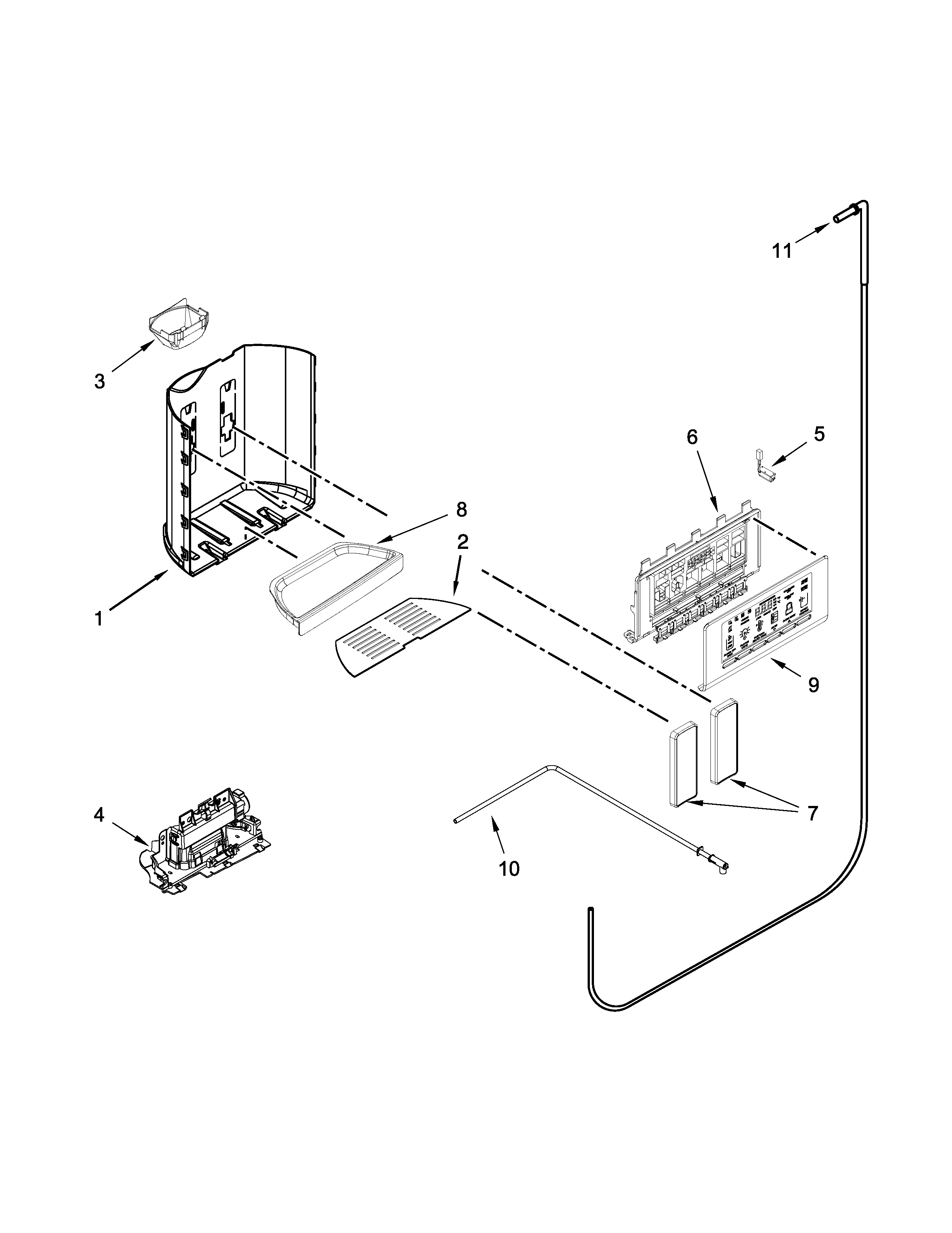 DISPENSER PARTS