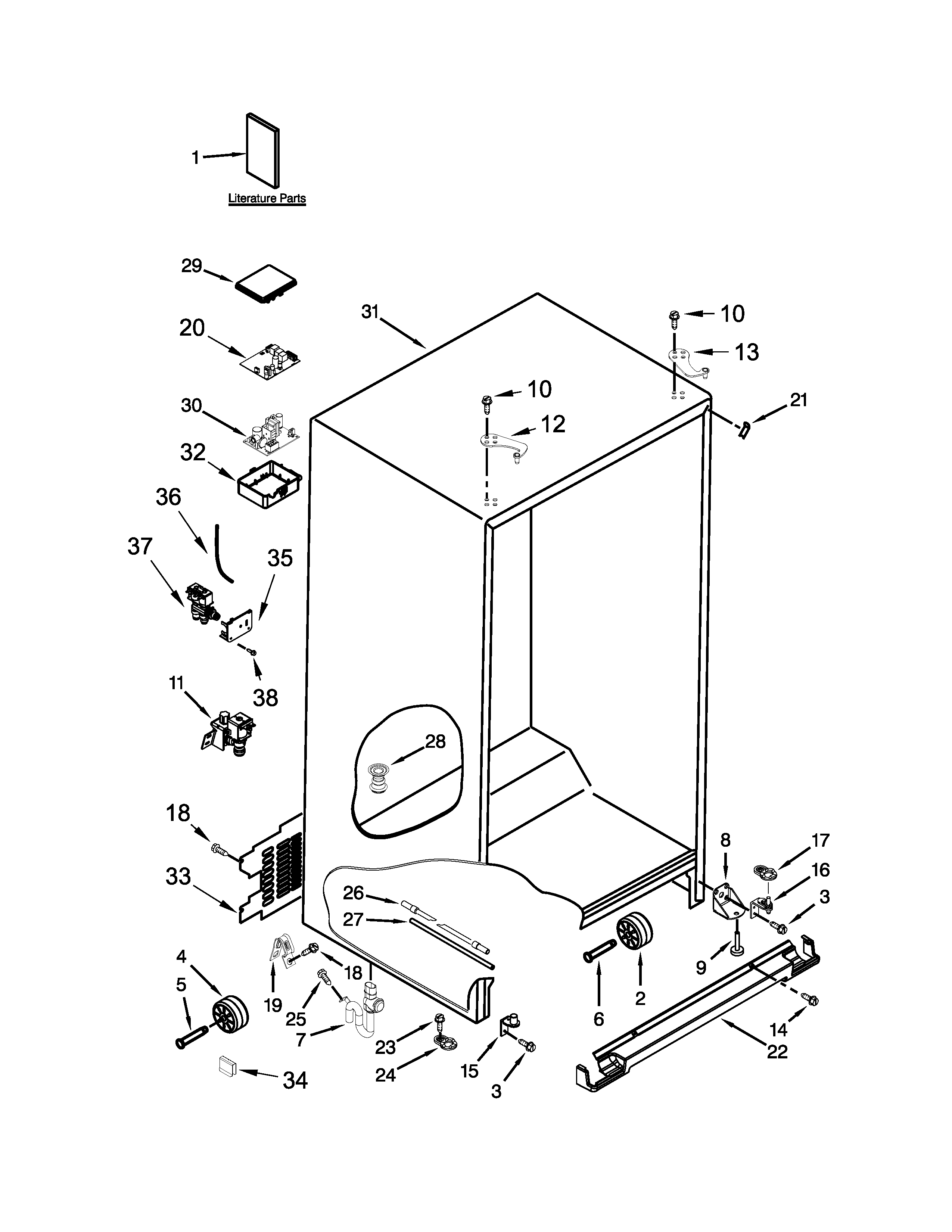 Cabinet parts