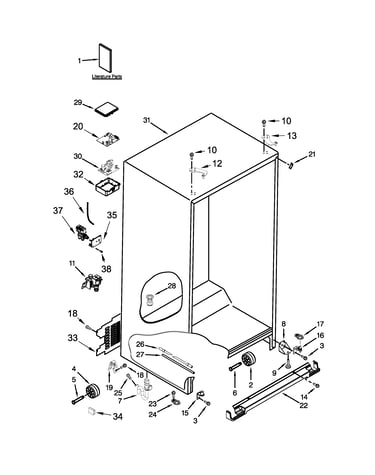 Cabinet parts