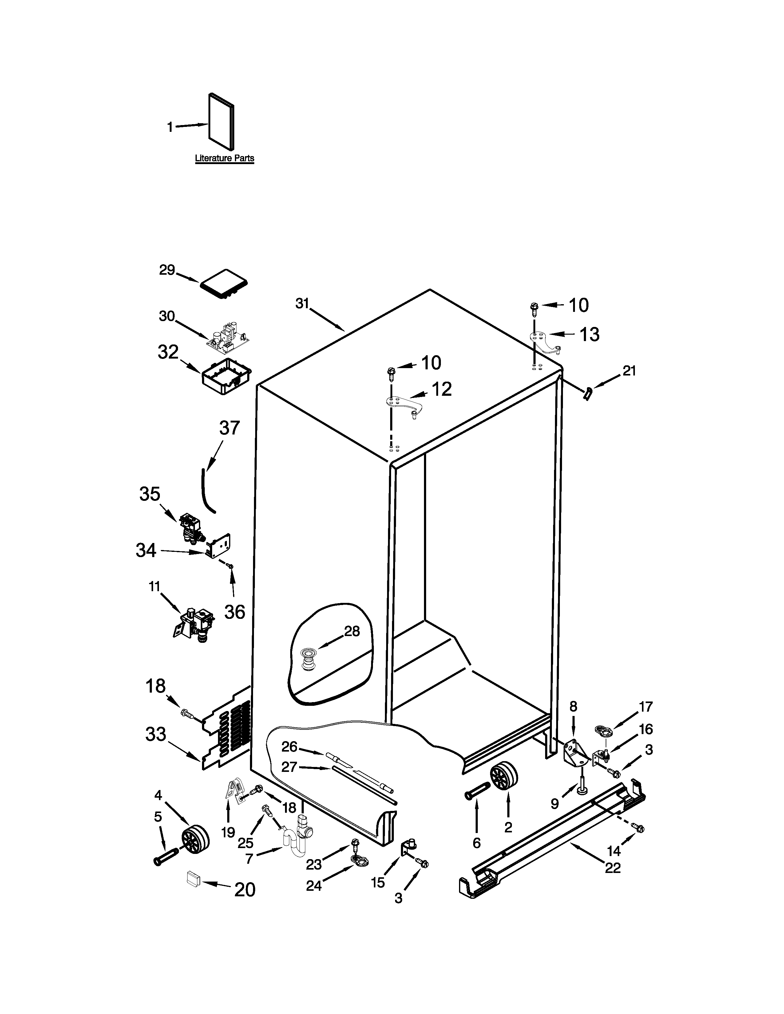 Cabinet parts