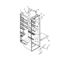 Kenmore Elite 10651719413 refrigerator liner parts diagram