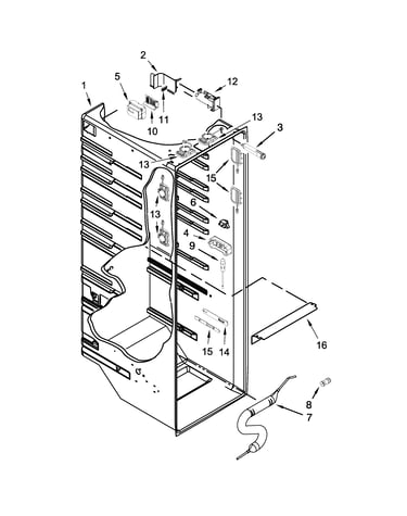 Refrigerator liner parts