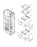 Freezer liner parts