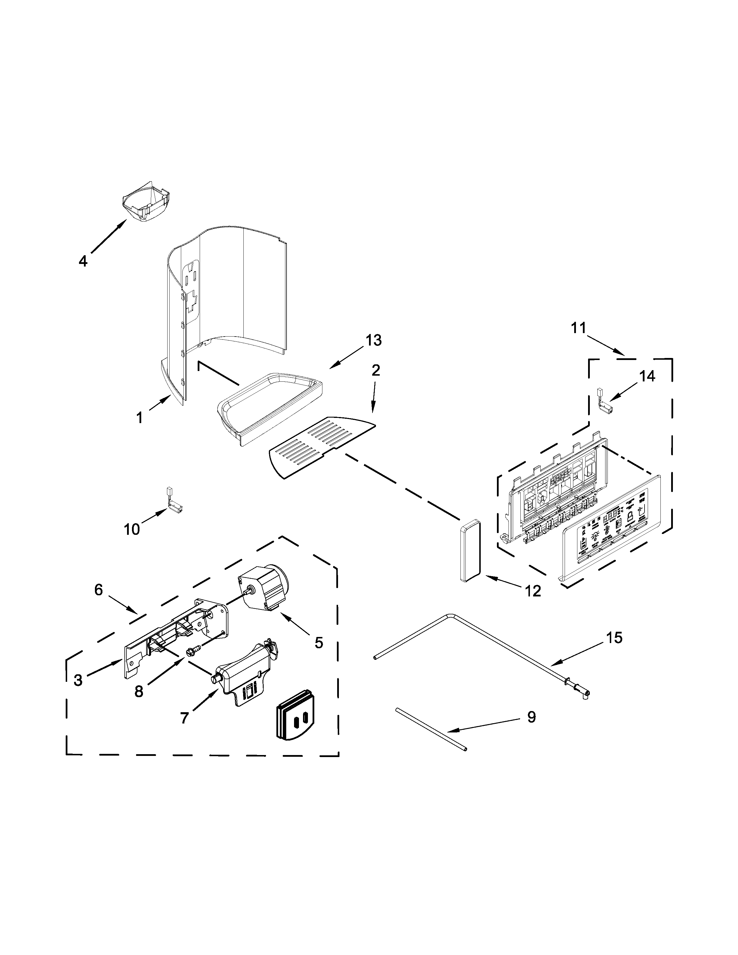 DISPENSER PARTS