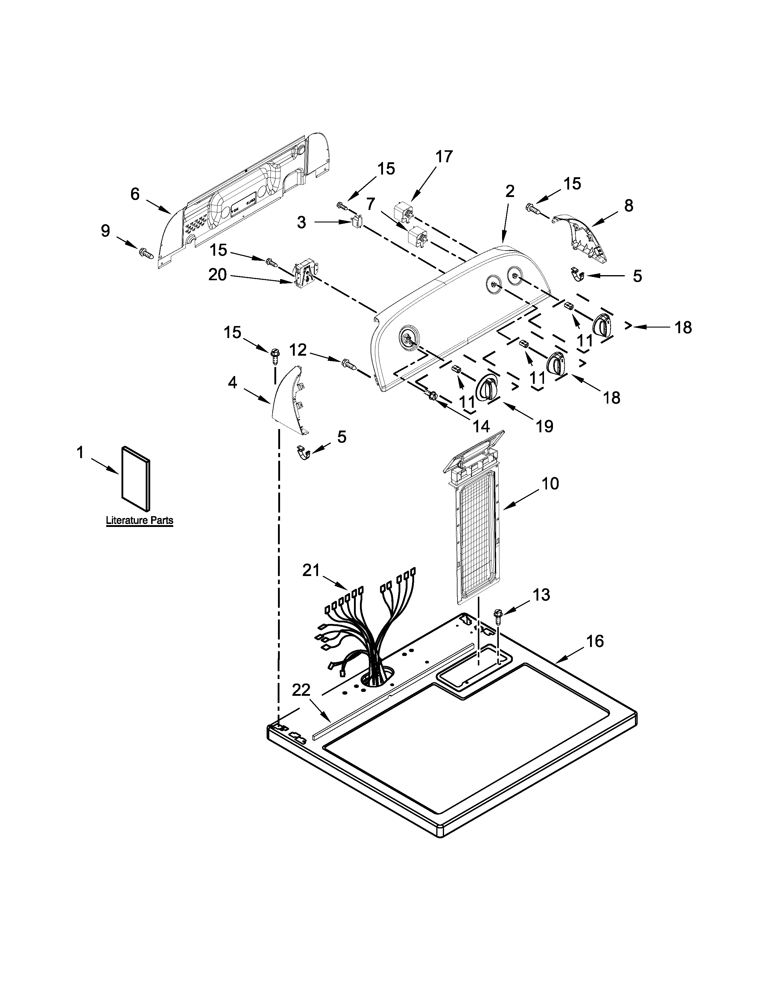 TOP AND CONSOLE PARTS