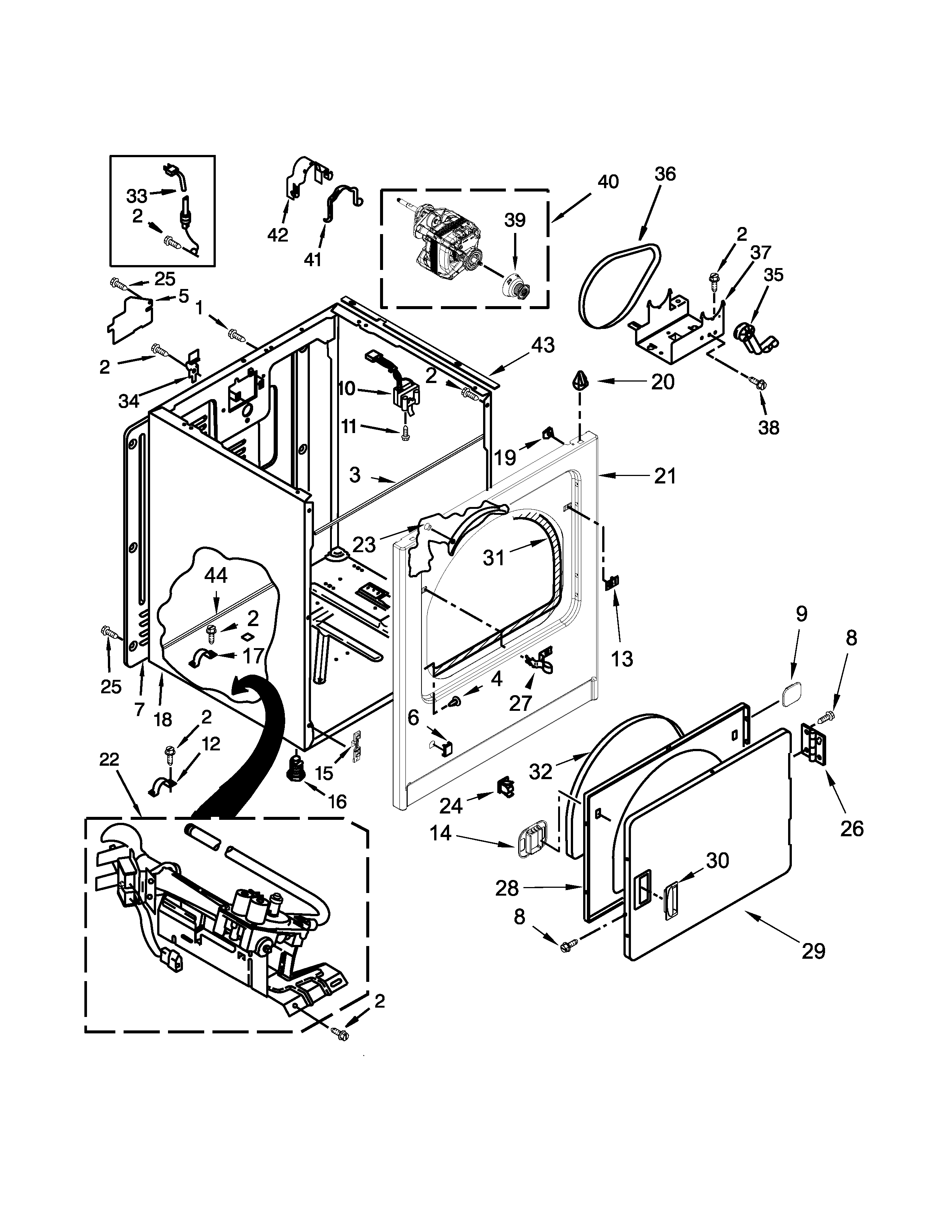 Cabinet parts
