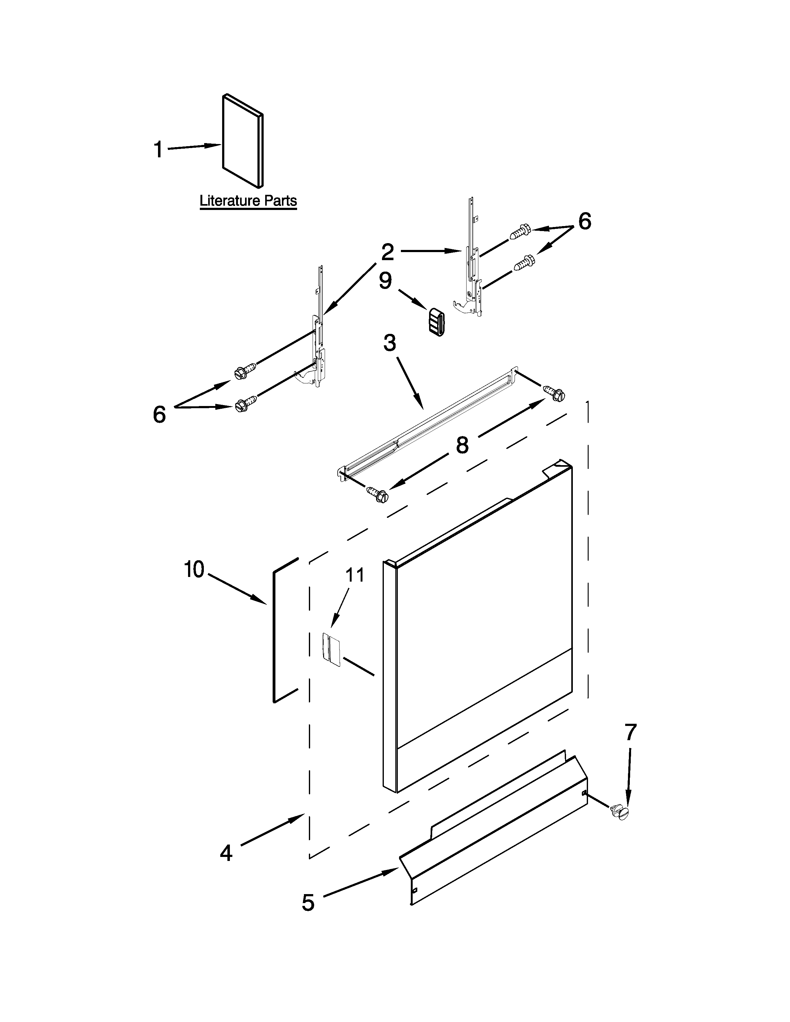 Door and panel parts