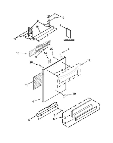 Door panel parts