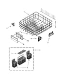 Lower rack parts