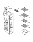 Freezer liner parts