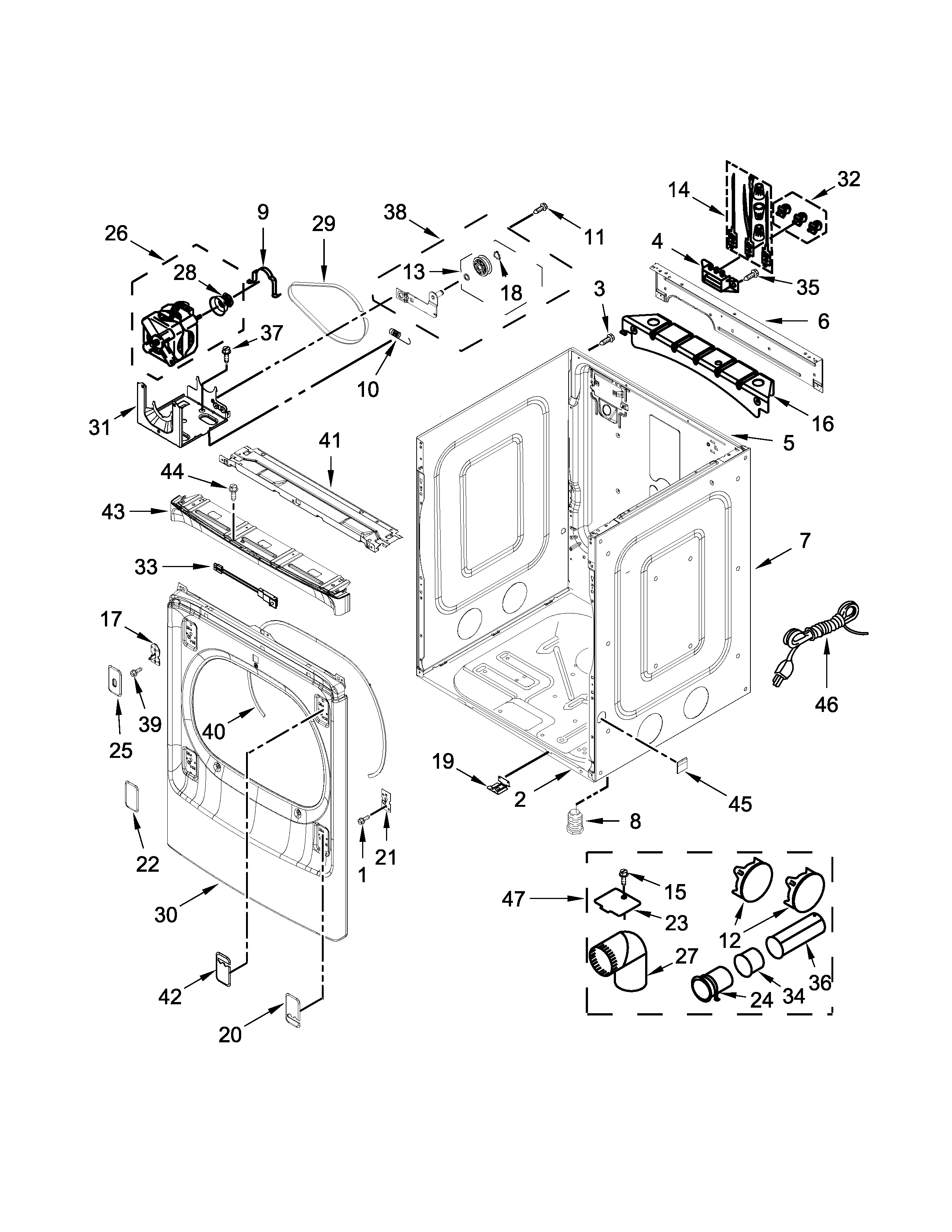 CABINET PARTS