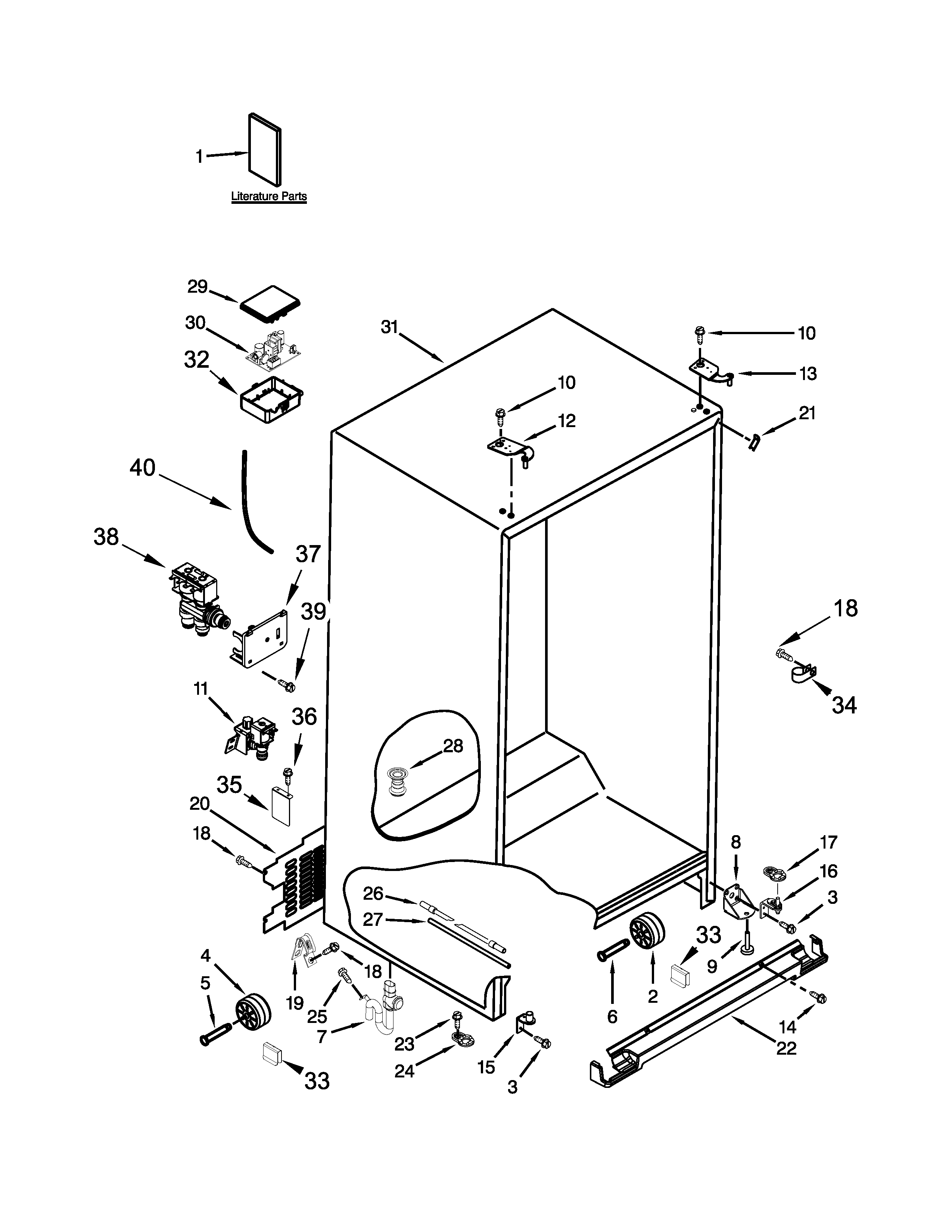 Cabinet parts