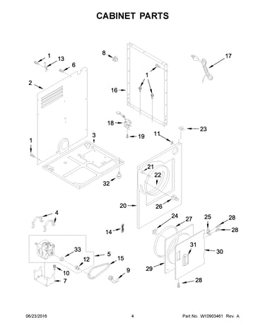 Cabinet parts