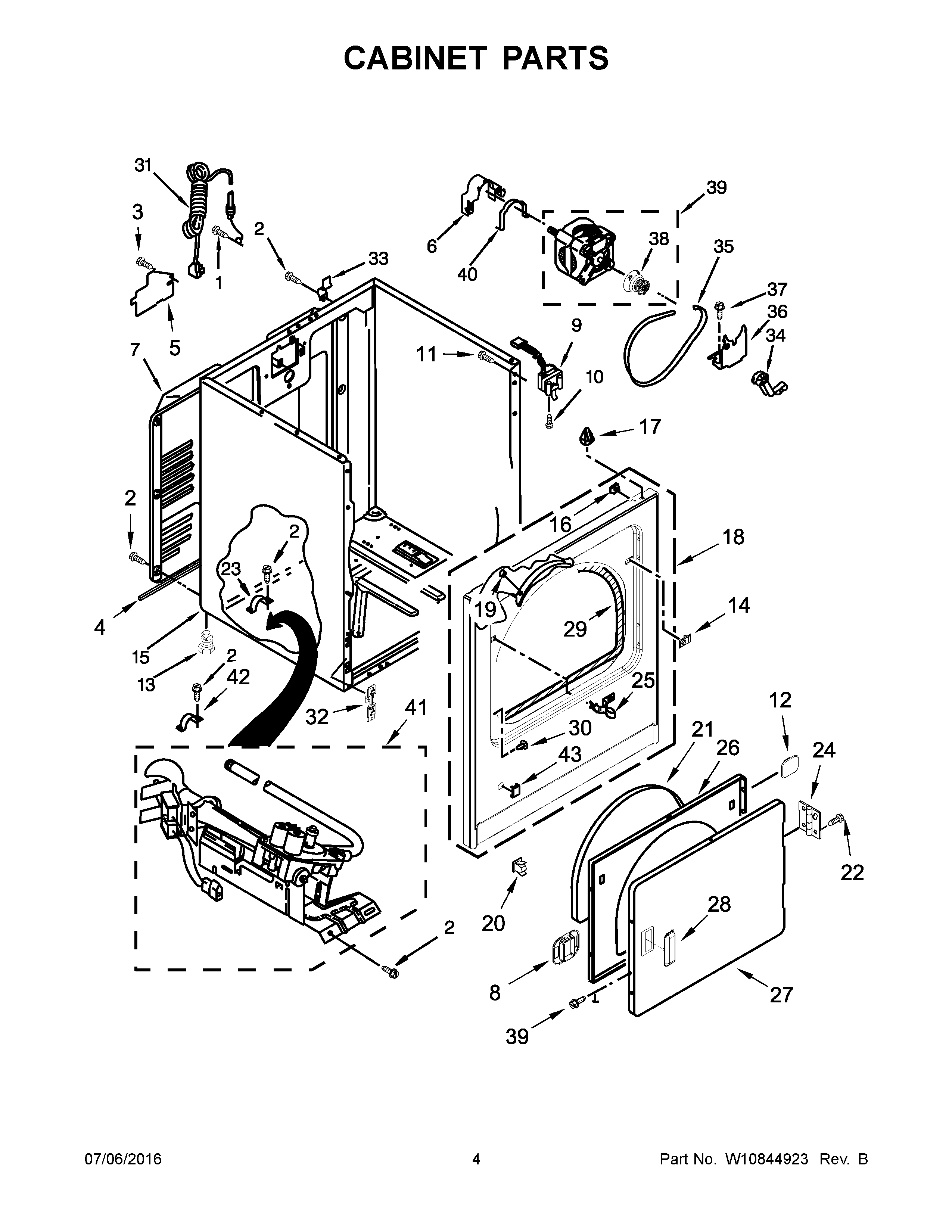 CABINET PARTS