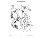 Kenmore 11072342511 cabinet parts diagram