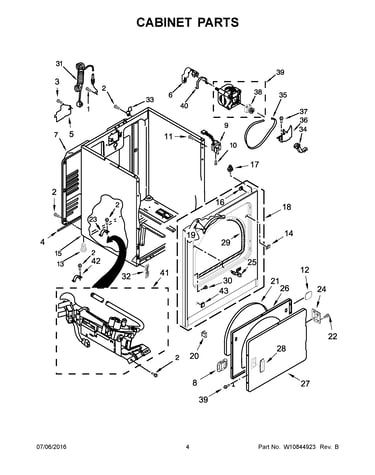 Cabinet parts