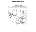 Kenmore 11072342511 burner assembly parts diagram