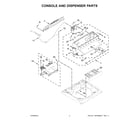 Kenmore 11027132411 console and dispenser parts diagram
