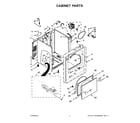 Kenmore 11072332512 cabinet parts diagram