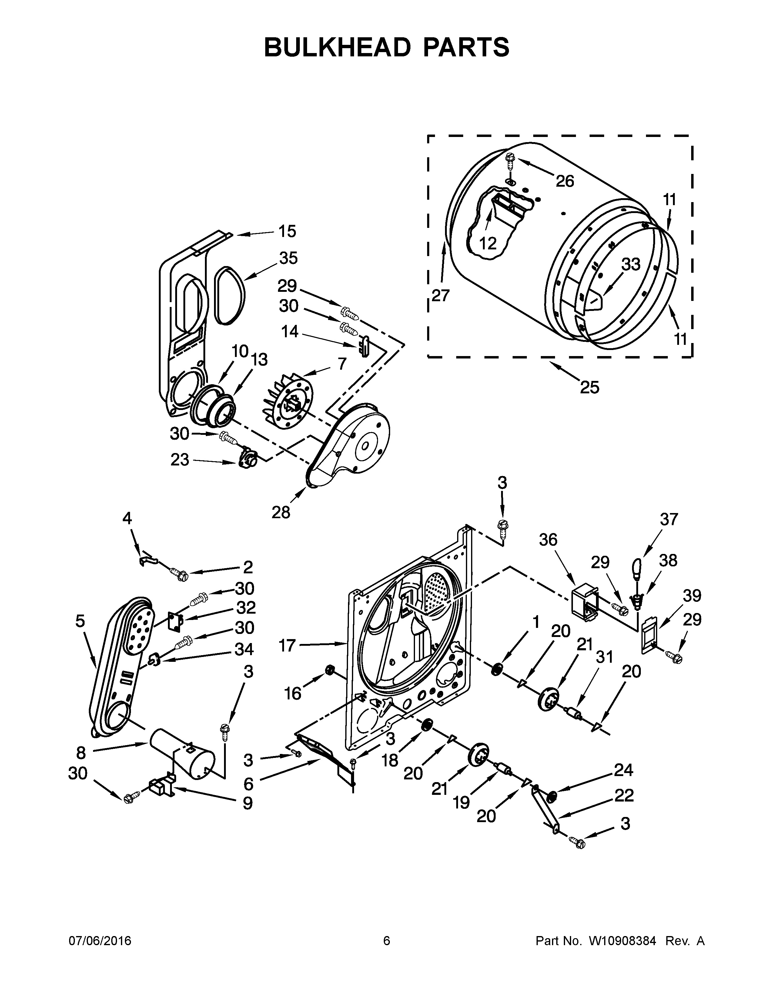 Bulkhead parts