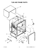 Tub and frame parts