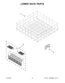 Lower rack parts
