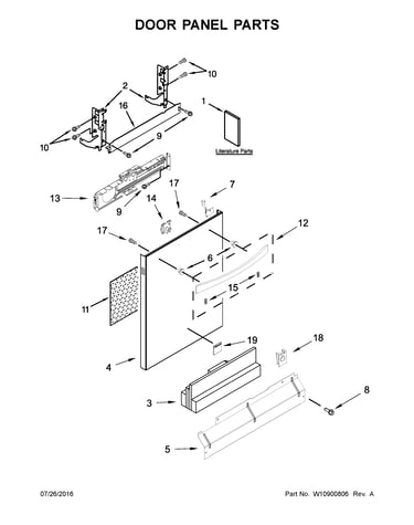 Door panel parts