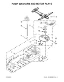 Pump, washarm and motor parts