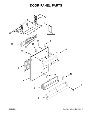 Door panel parts