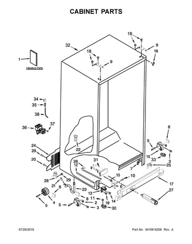 Cabinet parts
