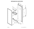 Kenmore 10651792412 refrigerator door parts diagram