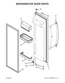 Refrigerator door parts