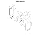 Kenmore 10651792412 air flow parts diagram