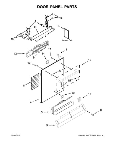 Door panel parts