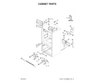 Kenmore 59679249017 cabinet parts diagram