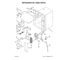 Kenmore 59679249017 refrigerator liner parts diagram