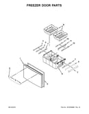 Freezer door parts