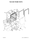 Tub and frame parts