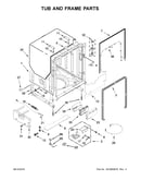 Tub and frame parts