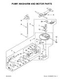 Pump, washarm and motor parts