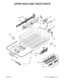 Upper rack and track parts