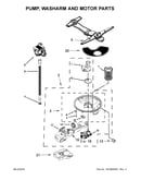 Pump, washarm and motor parts