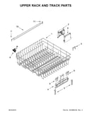 Upper rack and track parts