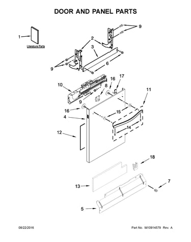 Door and panel parts