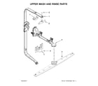 Kenmore 66514529N610 upper wash and rinse parts diagram