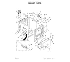 Kenmore 11076134610 cabinet parts diagram